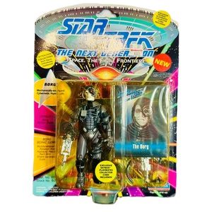 Star Trek The Next Generation BORG 1993 Playmates Figure w/ Collectors Card NEW!